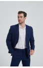 COS-H002 STRETCH 2 pcs fitted suit in navy blue (T46 to T58)