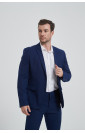 COS-H002 STRETCH 2 pcs fitted suit in navy blue (T46 to T58)
