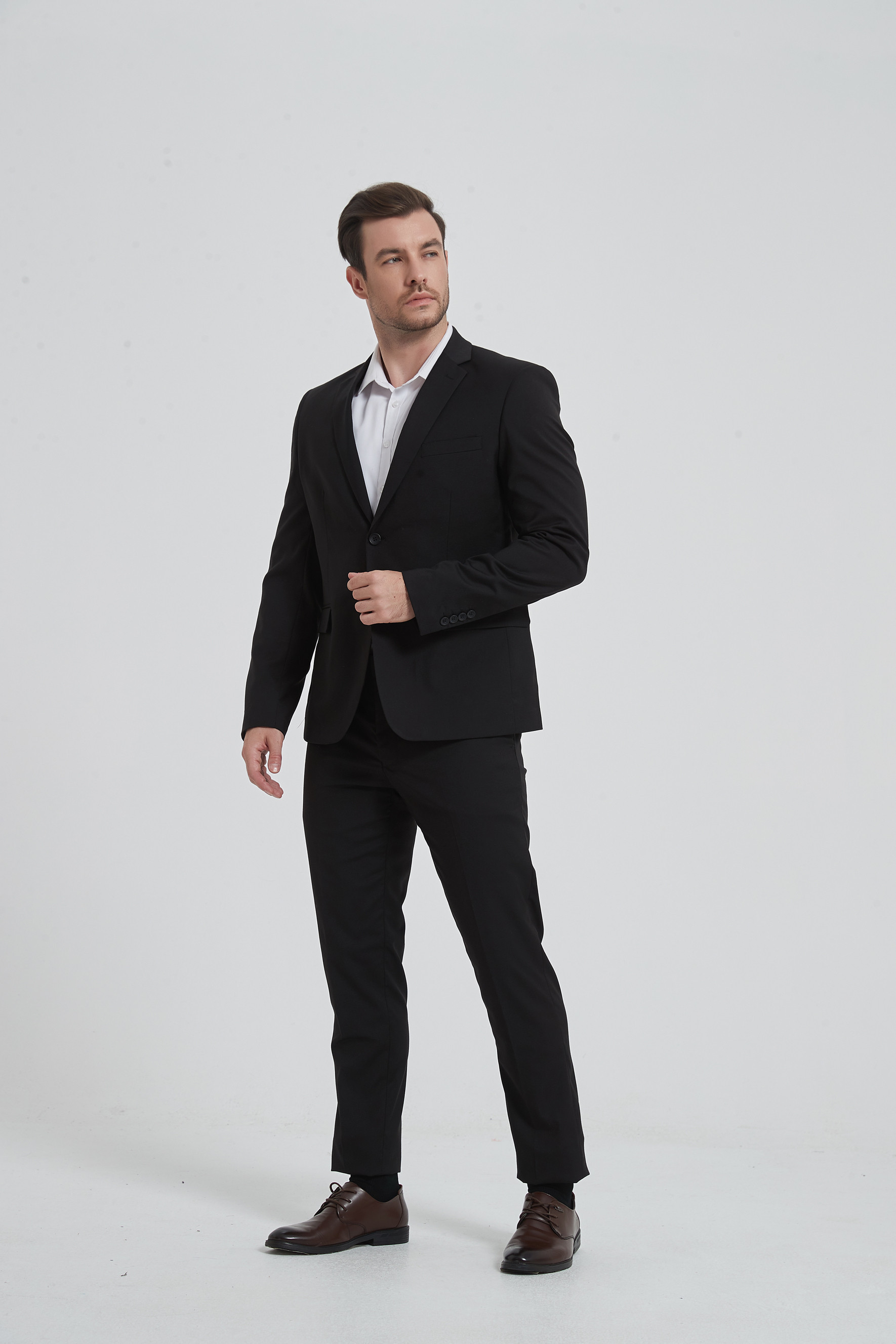 copy of COS-H001 Costume noir cintré STRETCH 2 pcs (T46 à T58)